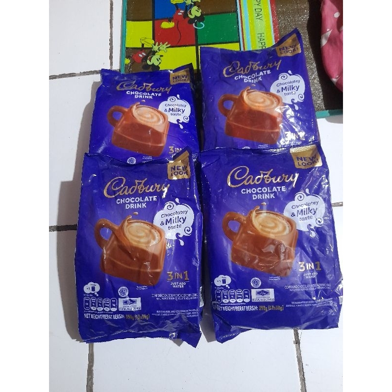 

Cadbury hot chocolate drink 3in1 regular 390gr (13x30gr) promo