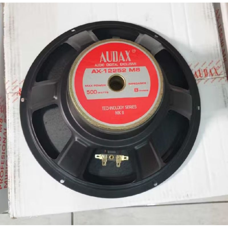 komponen speaker Audax AX-12252 MB 500 Watt 8 Ohm