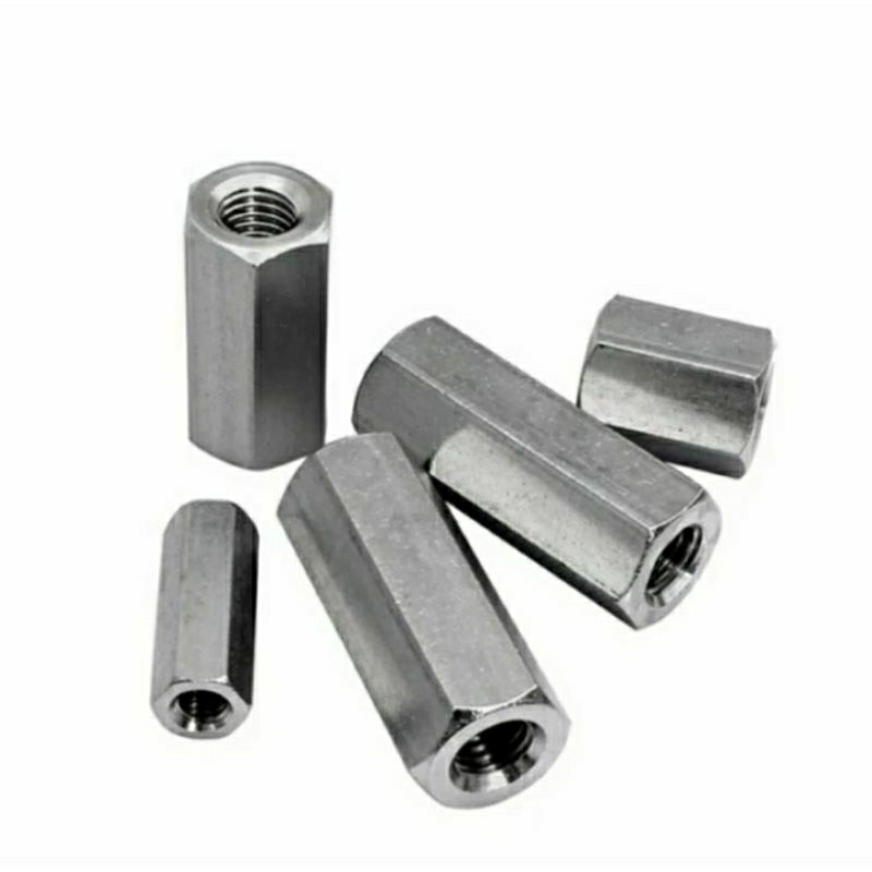 Long Nut Stainless M8 / Mur panjang Stainless m8