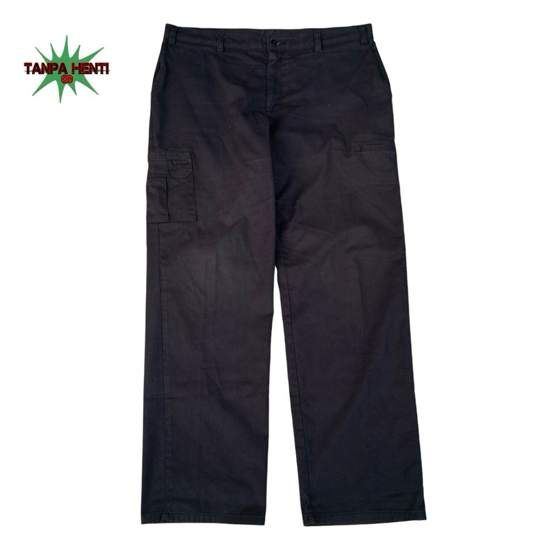 DICKIES CARGO WORKPANTS ORIGINAL - Longpants Cargo Dickies Black Original Second