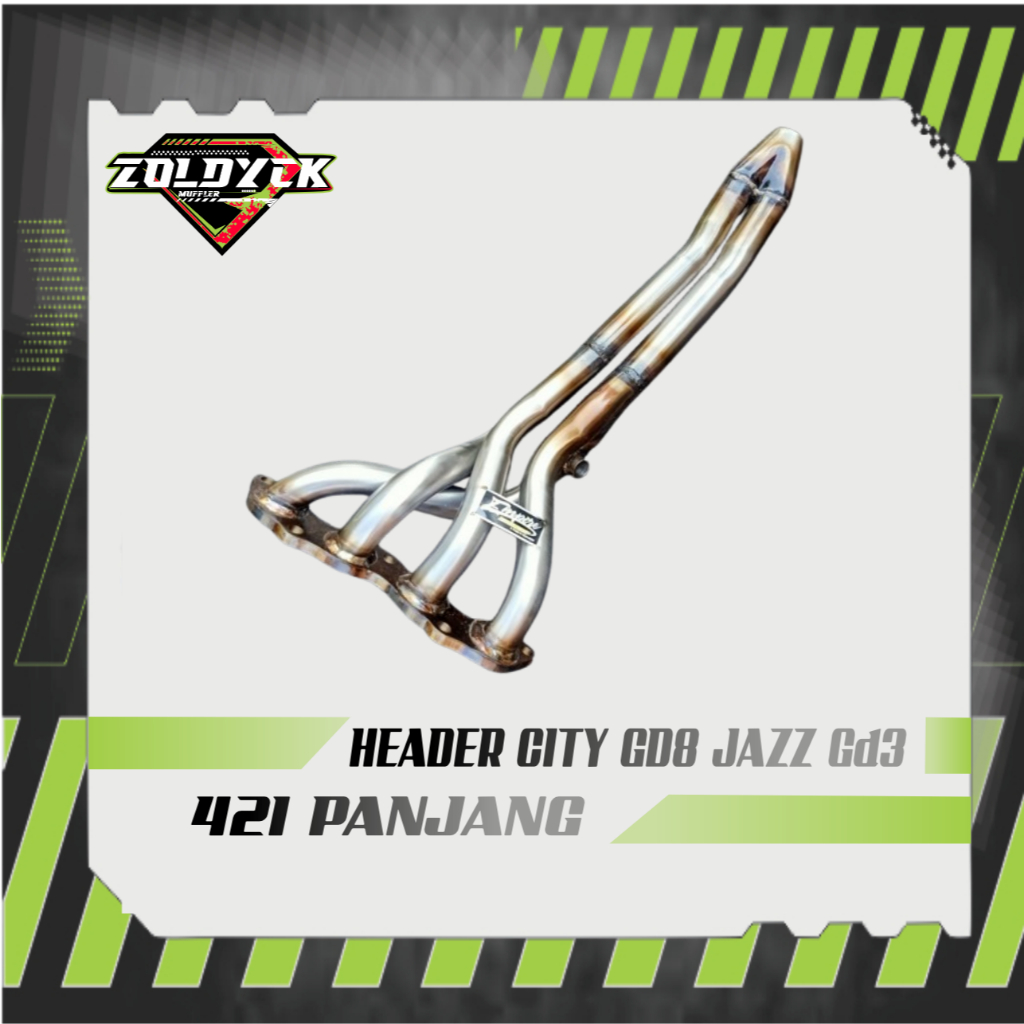HEADER HONDA CITY GD8 JAZZ GD3 IDSI VTEC 421 PANJANG