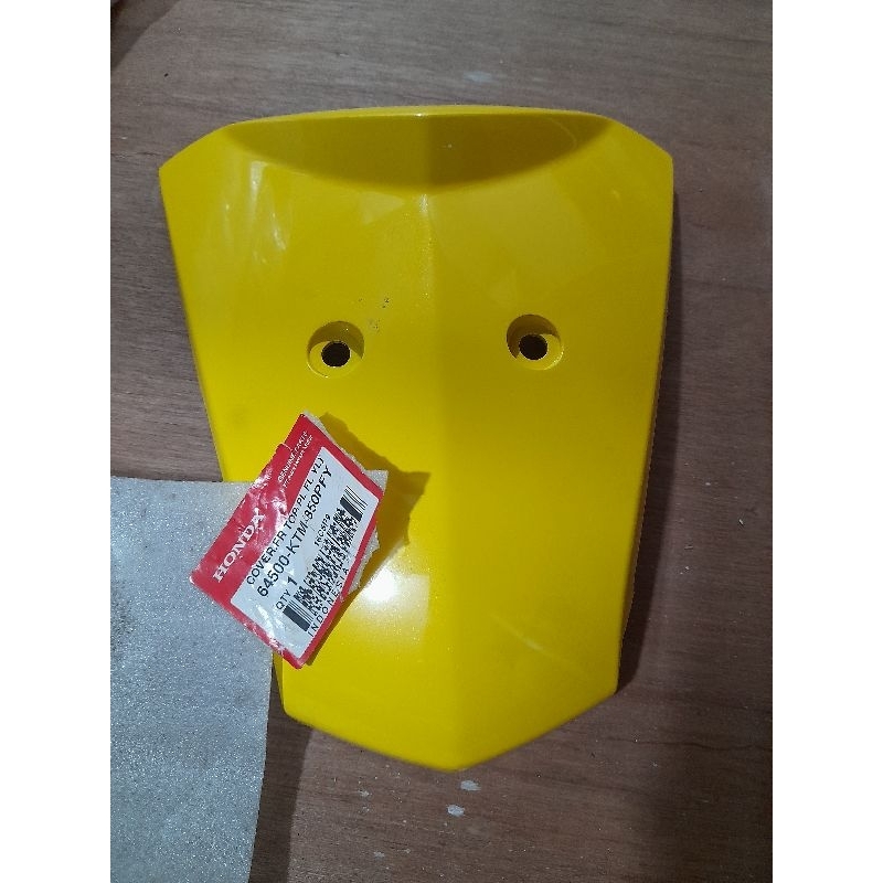 PANEL DEPAN TAMENG SUPRA 125 KUNING ORIGINAL 64500KTM859PFY