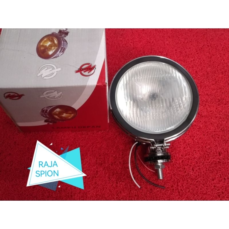 Reflektor bulat BIG 615 wilwood/lampu sorot jeep buat motor maupun mobil