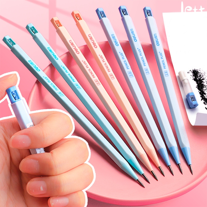 

[Ready]mechanical pensil/Pensil Mekanik Siswa Sekolah Dasar Menulis Pena Otomatis Inti Tebal Terus Menerus-Jett