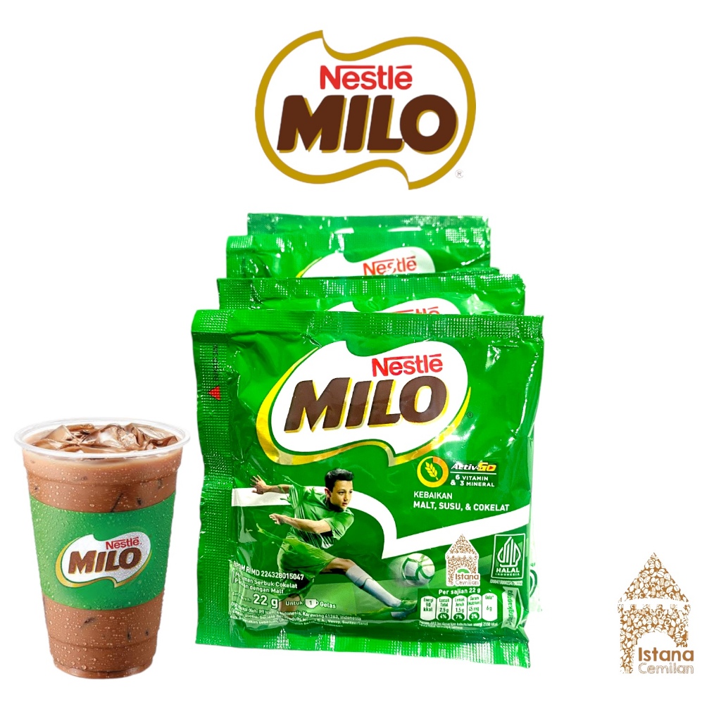 

Nestle Milo Activ Go Sachet 22 Gram (Isi 10 Pcs)