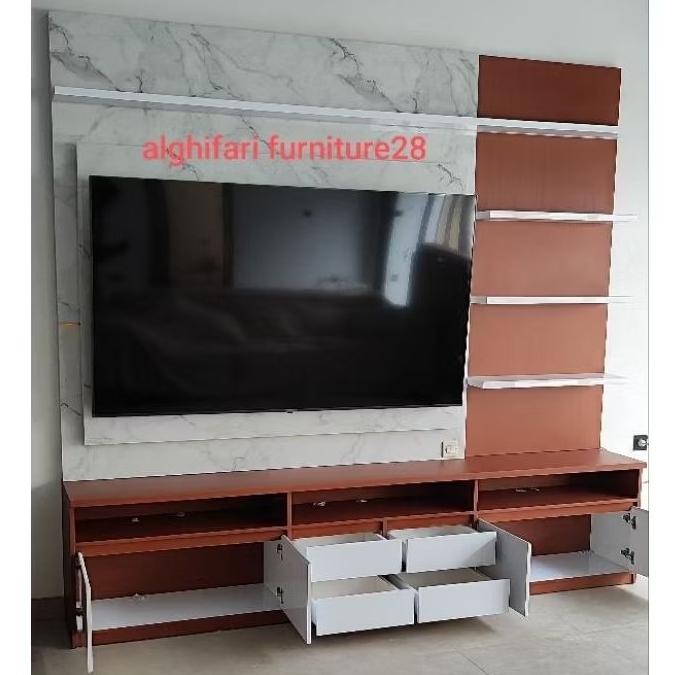 back drop tv minimalis