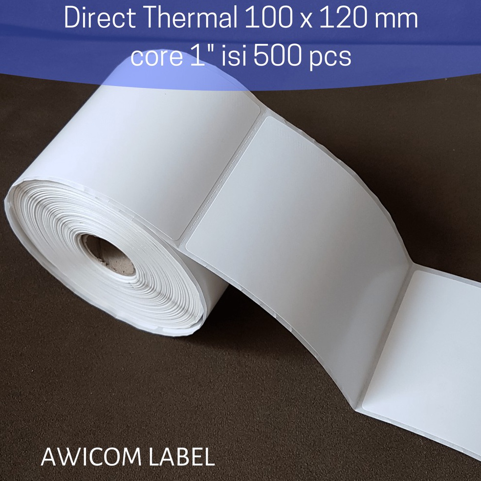 

KODE WVIBA Label Barcode Direct Thermal 1x12 1 x 12 mm isi 5 pcs