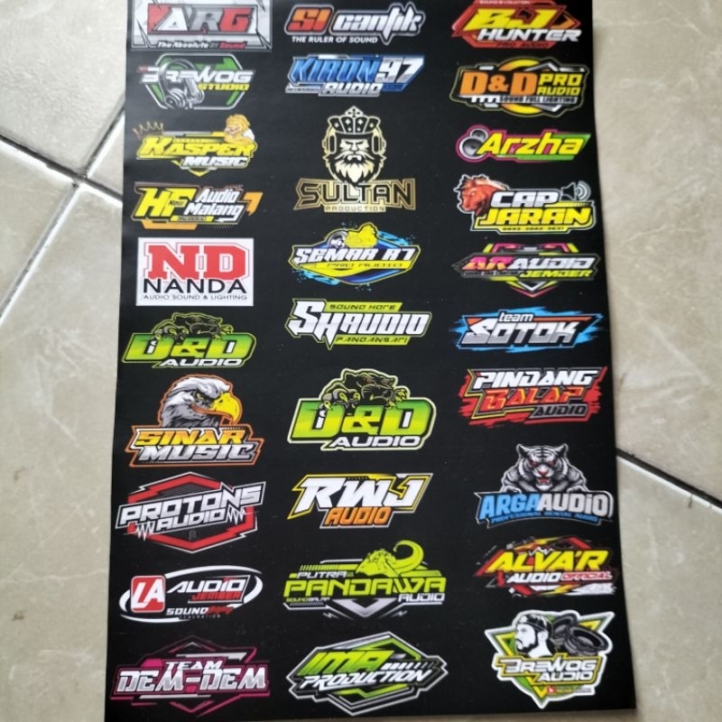 

STIKER SOUND | STIKER PACK | STIKER VYNIL SUSU | STIKER 30 BIJI