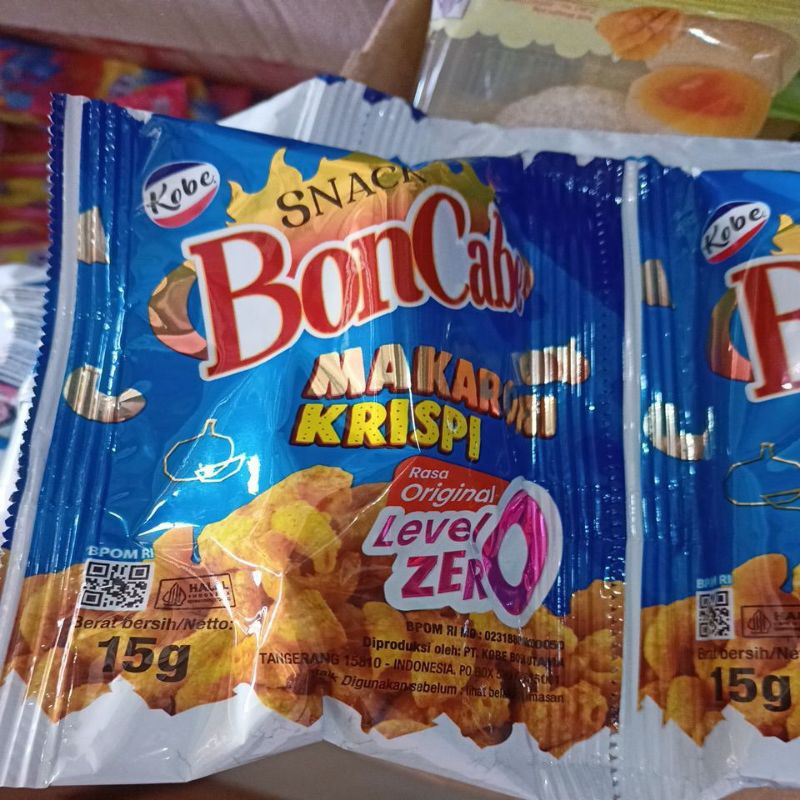 

Boncabr makaroni krispi level zero 1renceng (10x15gr)