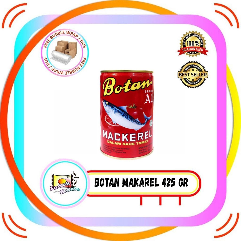 

BOTAN Mackarel In Tomatto Sauce ~ 425 gr Kaleng