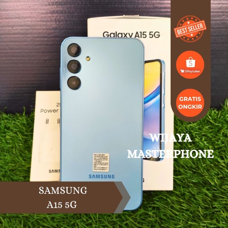 samsung A15 5G Ram 8GB Internal 256GB HP Second Seken Bekas Fullset [murah] hp murah