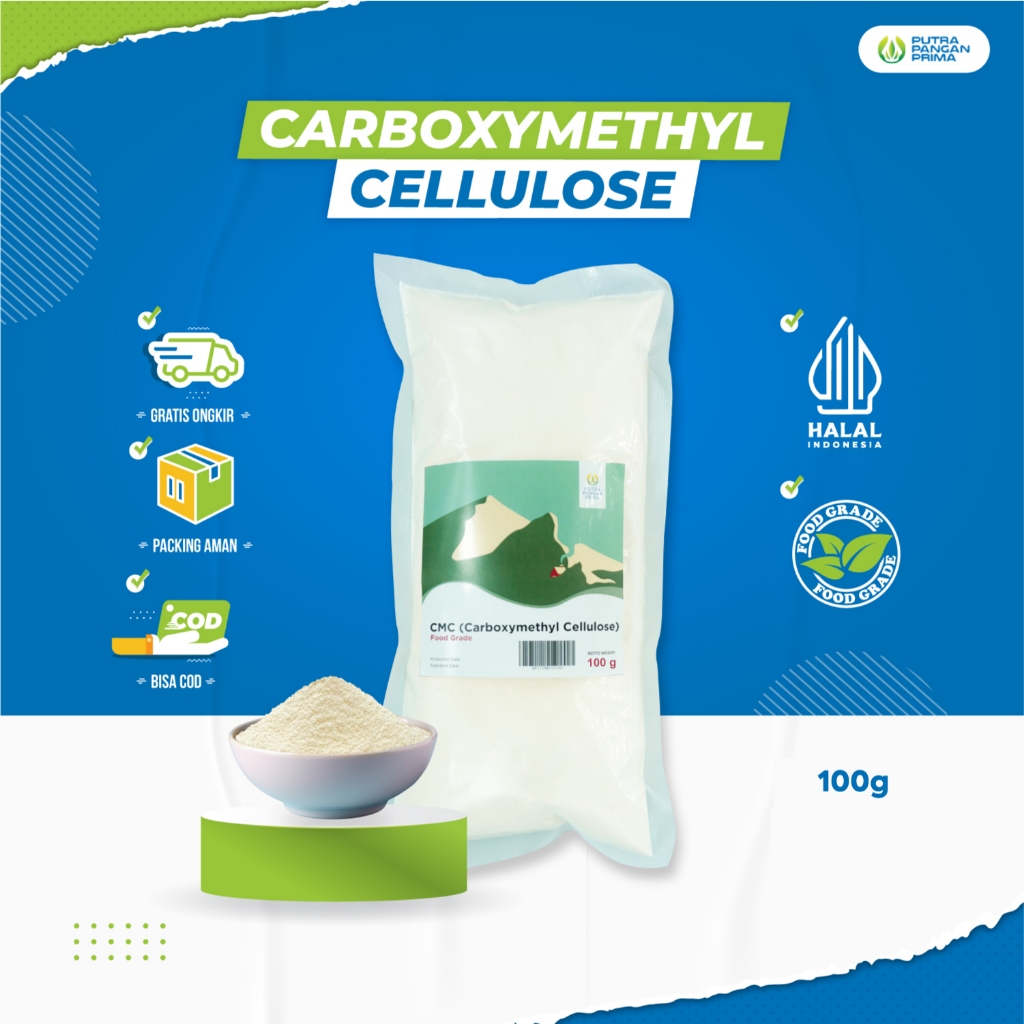 

CMC Carboxymethyl Cellulose Pengental Food Grade 100gr