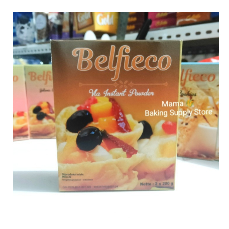 

BELFIECO Bubuk Vla Custard Instan Instant Powder Belfieco 200 gr NOBOX