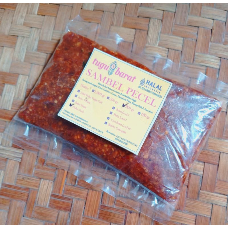 

200 gr TUGU BARAT Sambel Pecel Madiun Sangrai