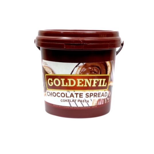 

GOLDENFIL Selai Cokelat Chocolate CHOCO SPREAD Smooth Halus Enak 1 Kg