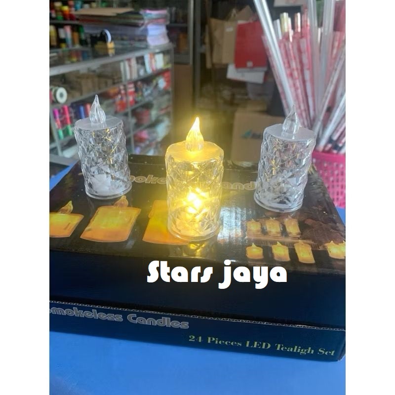 Lilin Lampu Pendek LED, Lampu Lilin Elektrik, Lilin Natal, Lilin Elektrik, Smokeless