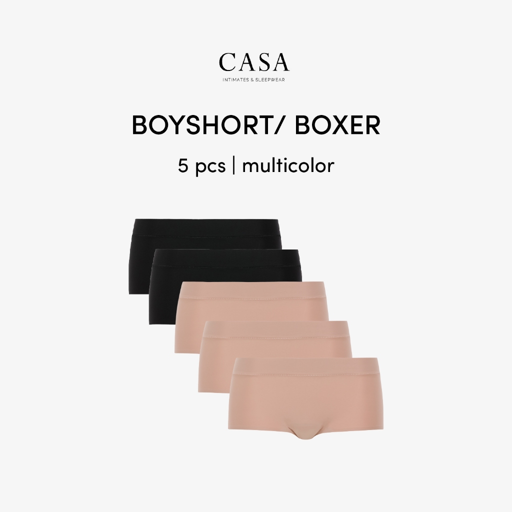 Chantelle Softstretch Seamless Multipacks Boyshort / Boxer 5 pcs