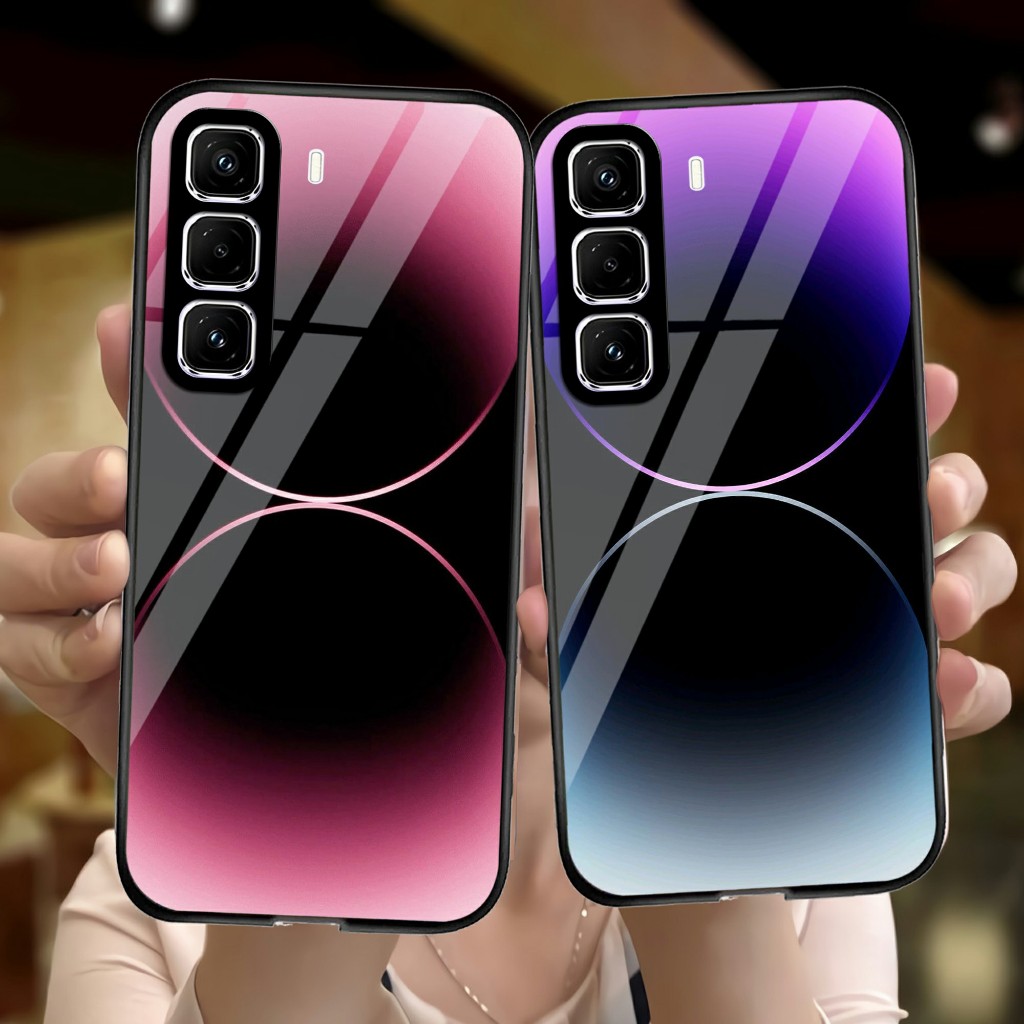 Softcase Kaca HP INFINIX HOT 50 4G HOT 50 5G HOT 50 PRO PLUS HOT 40 HOT 40i HOT 40 PRO (LC073)