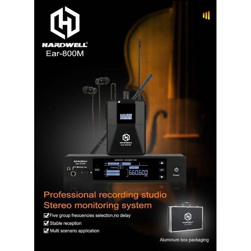 Mic wireless Hardwell EAR 800M original microphone ear-800m free koper