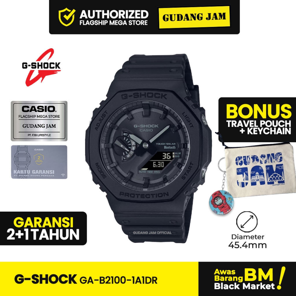 Jam Tangan G-Shock GA-B2100-1A1DR GA-B2100-1A GA-B2100 GAB2100 GA B2100