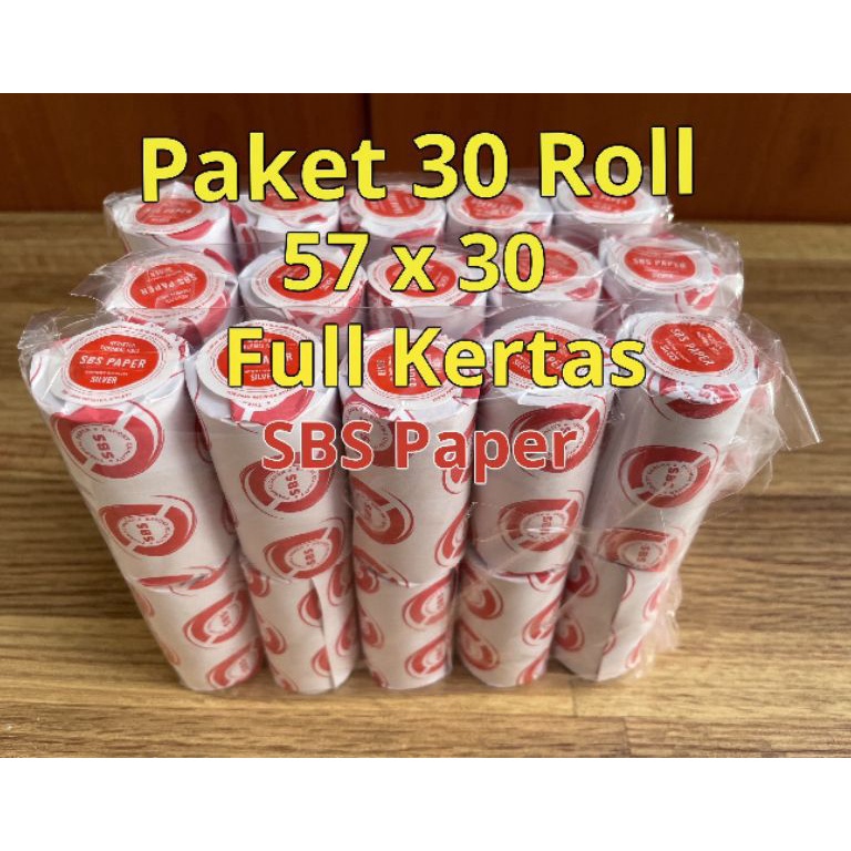 

KODE 9LBWW 3 KERTAS KASIR 57X3 CORELESS THERMAL ROLL