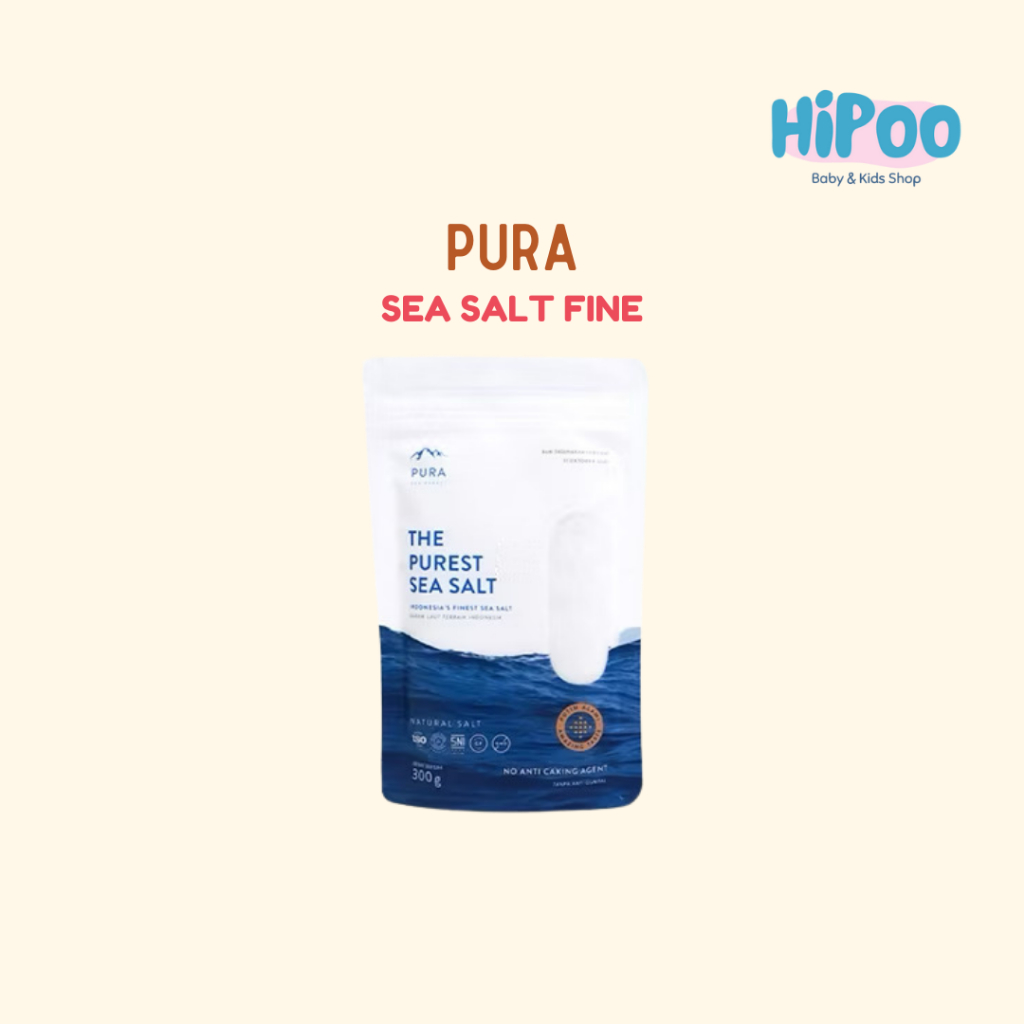 

Pura Sea Salt Fine (300gr) - Garam Laut Halus - Garam Organik - Garam Natural - Garam Laut Murni - Garam Sehat