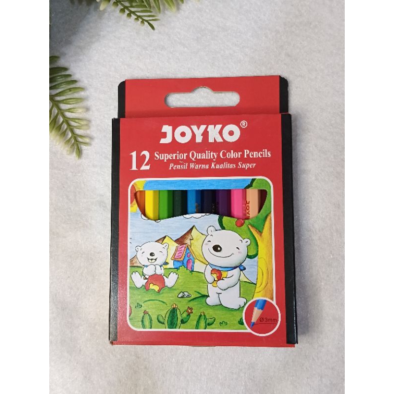 

Joyko pensil warna pendek