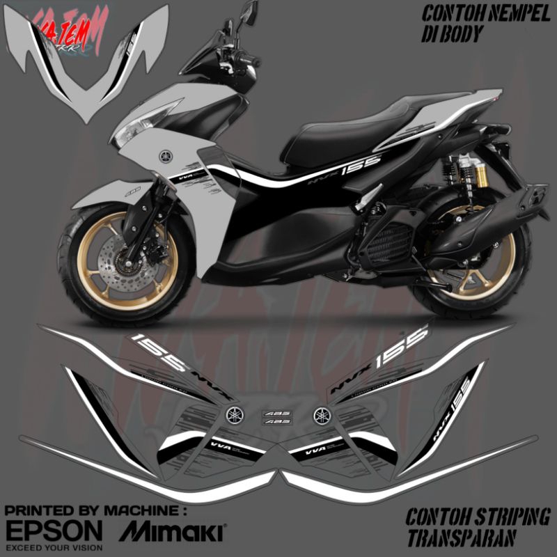 STRIPING AEROX NEW CONNECTED NVX NEW AEROX V2