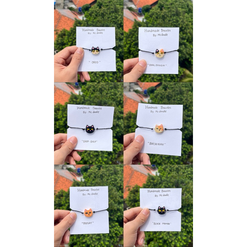 Handmade Clay Bracelet | Gelang Clay Handmade | Gelang | Aksesoris | Bisa Custom