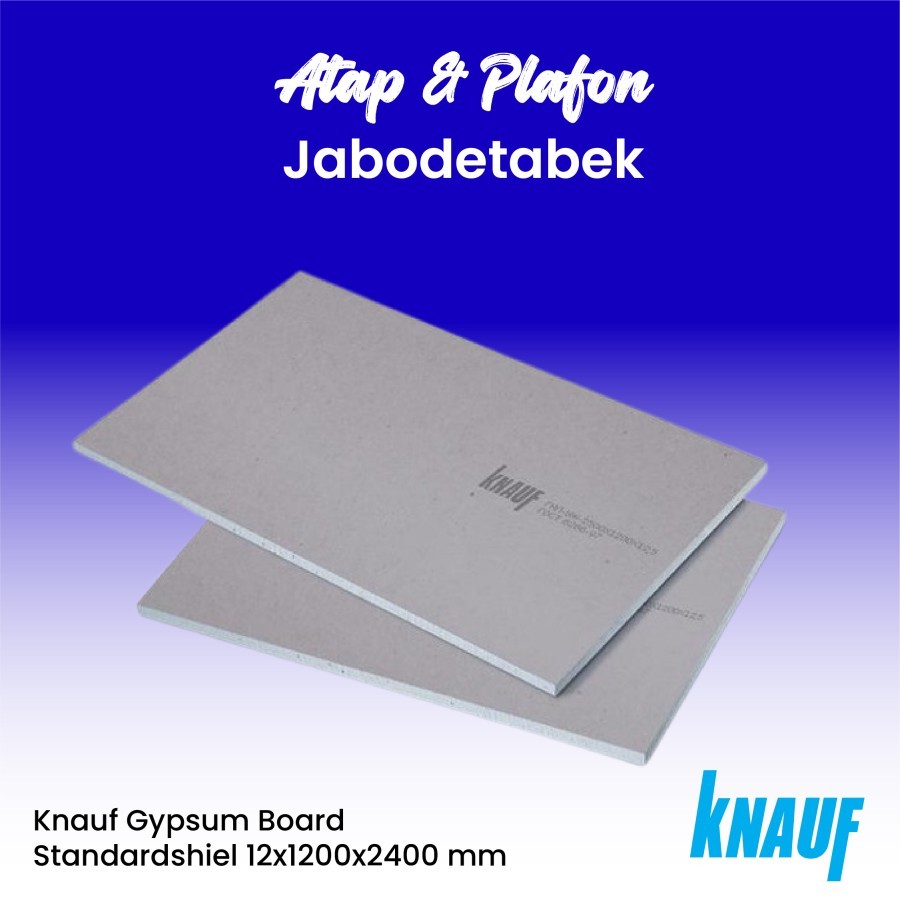 Knauf Gypsum Board Standardshield 12 x 1200 x 2400 mm