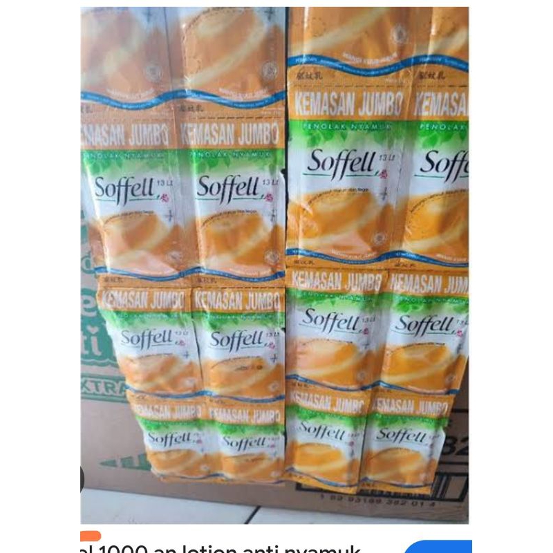 Soffel Jeruk Jumbo 1 Lusin isi 12 Sachet