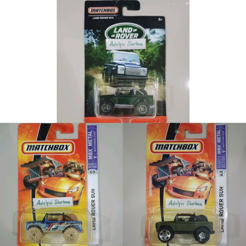 matchbox land rover svx mbx metal ready for action 69 edisi land rover 63
