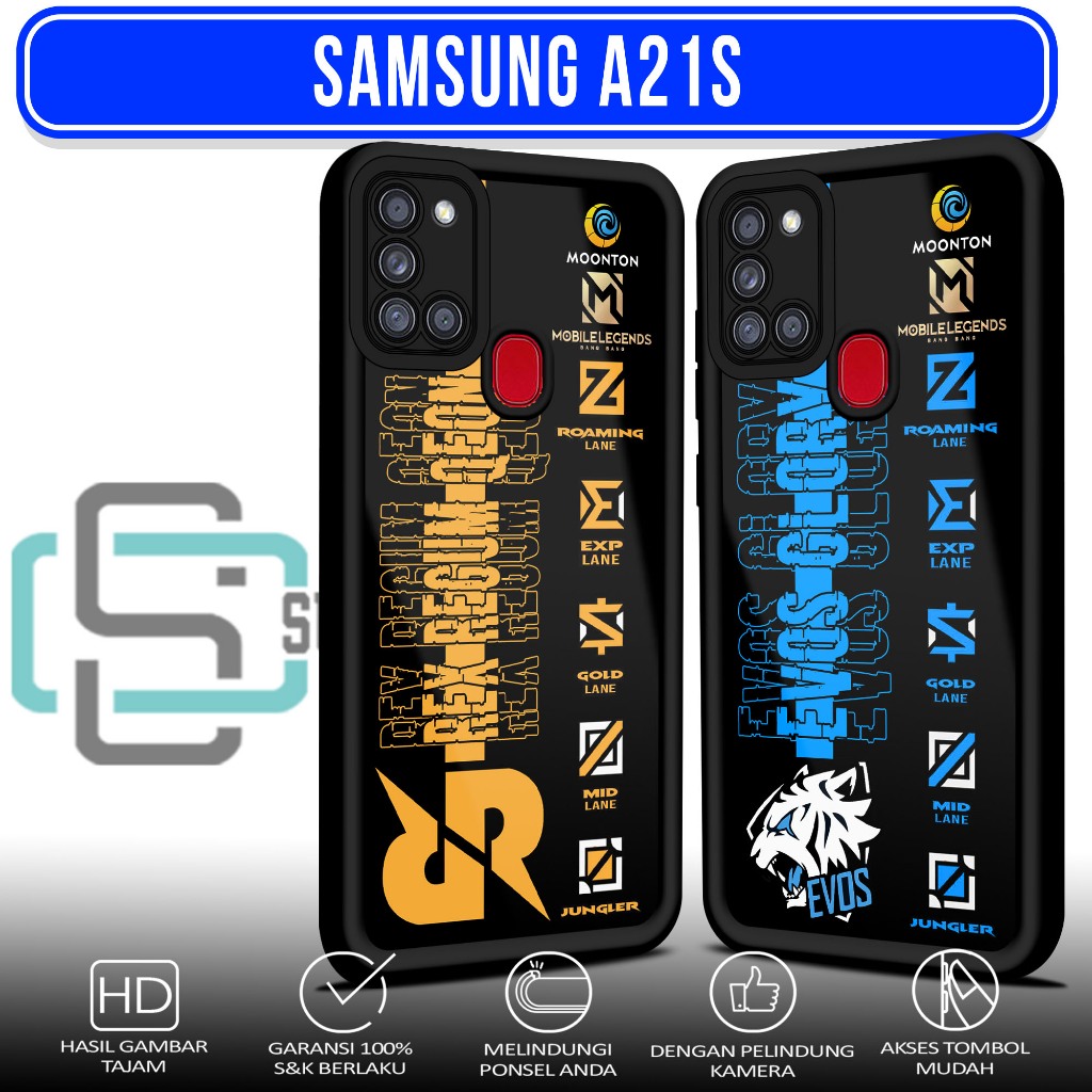 Case SAMSUNG A21S [ RRQ  ] Casing Terbaru Softcase Hardcase glossy kaca Bisa COD
