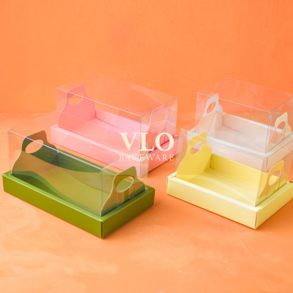 Kotak kue mika korea roll cake brownies | kotak hampers natal imlek lebaran kue kering