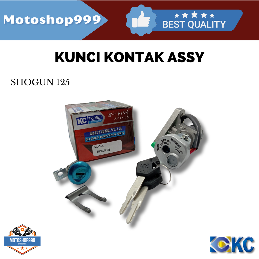 Kunci Kontak Set Shogun 125 / R / SP 2006 / Smash New 110 / R KCP | Kunci Kontak + Kunci Jok Belakan
