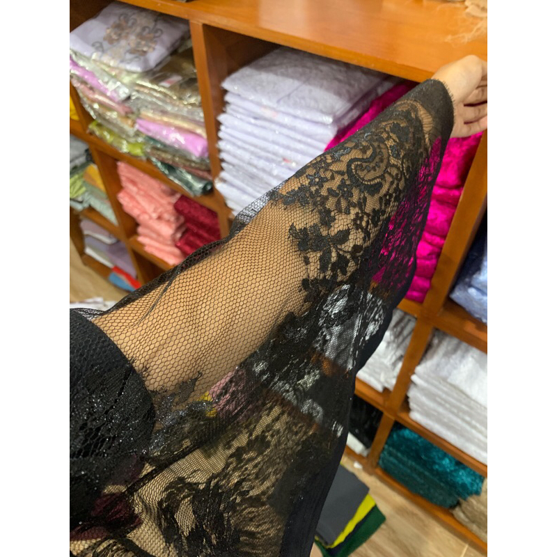 promo kain kebaya hitam tanpa rijek