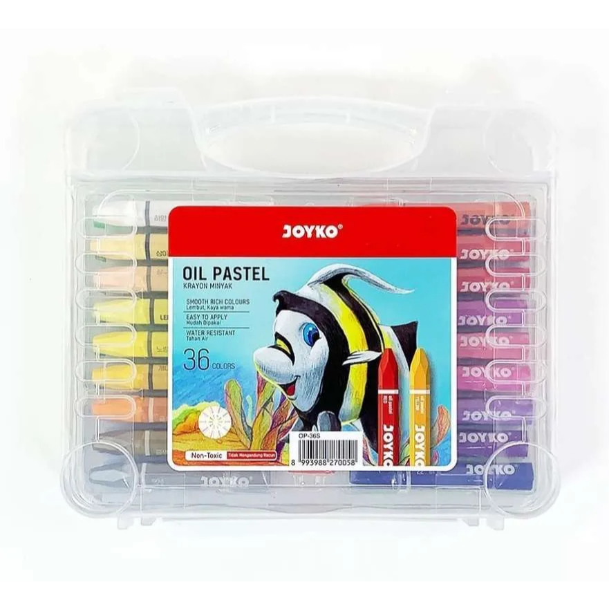 

JOYKO CRAYON OIL PASTEL OP-36S 36 COLOURS (CRAYON MINYAK)