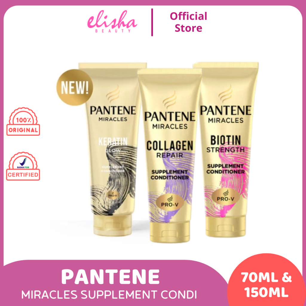 PANTENE Supplement Conditioner Miracles - Kemasan Gold
