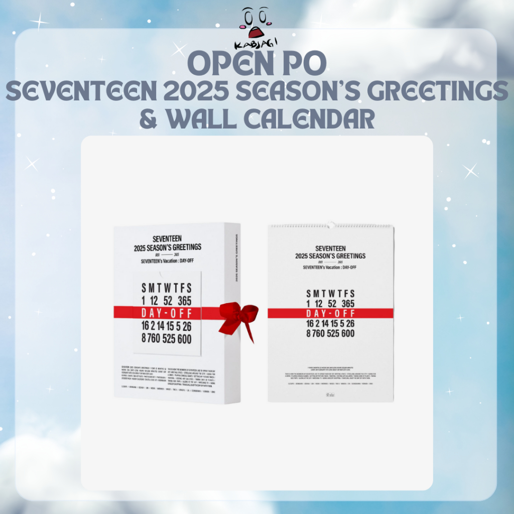 

[PO] SEVENTEEN 2025 SEASON’S GREETINGS & WALL CALENDAR