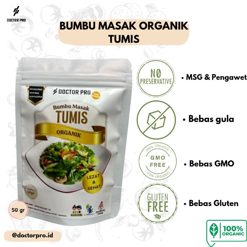 

Doctor Pro - Bumbu Masak Tumis Organik 50gr - High Grade