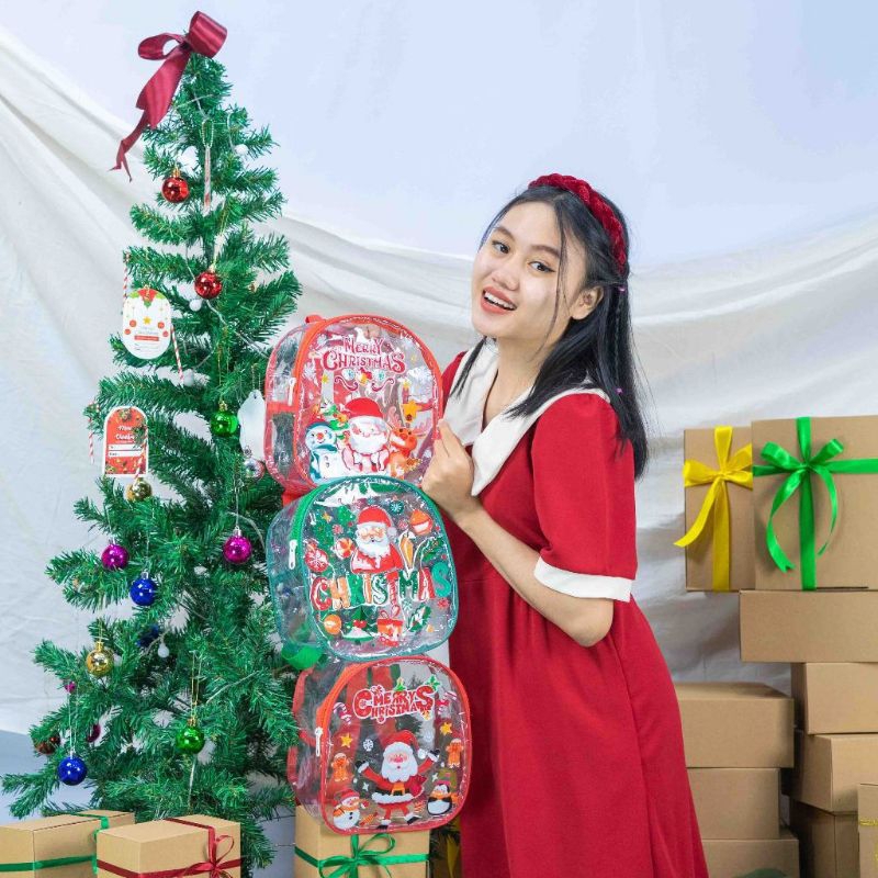 

Tas Souvenir Ransel Mika model Telur tema NATAL