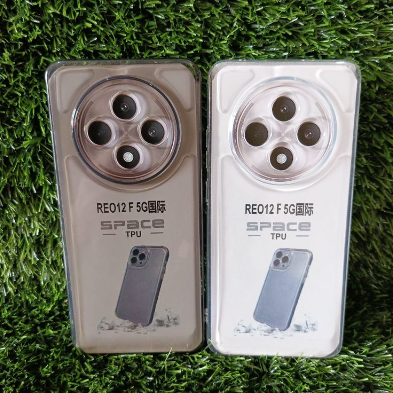 SOFTCASE BENING TRANSPARAN TYPE OPPO RENO12 F 5G PELINDUNG BELAKANG NYA HP DAN CAMERA TPU SPOECT