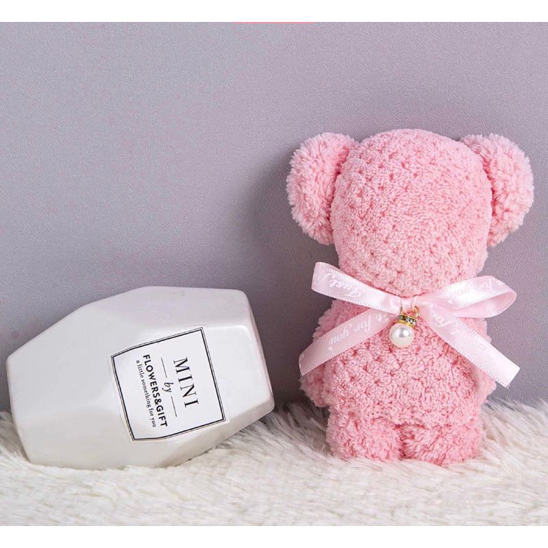 Gift Towel Bear Cute / Handuk Cute Souvenir Gift / Handuk Souvenir Wedding / Handuk Kecil