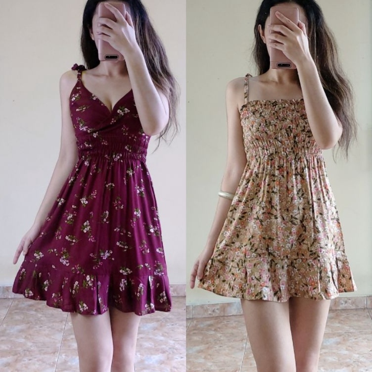 KODE G27L Dress pendek wanita Homedress wanita Dress harian Dress Pendek wanita Dress sexy Seksi dre