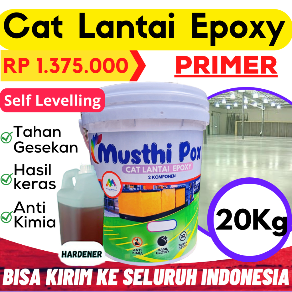 Cat Dasar Lantai Primer Epoxy 20kg Cat Epoxy Termurah Langsung Pabrik