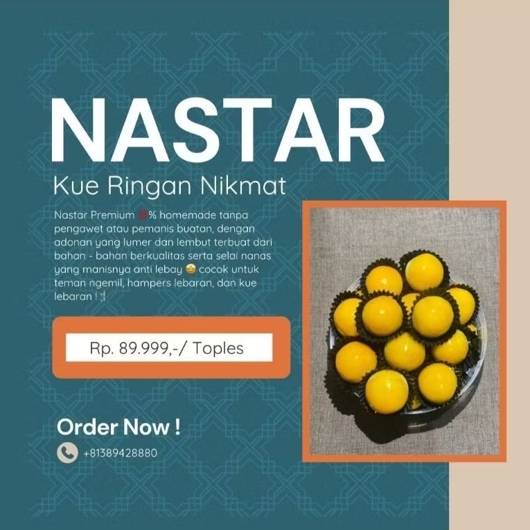 

Kue Nastar Premium Nanas - 400 Gram