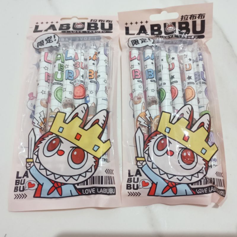 

6 pcs pulpen labubu viral terbaru termurah terlaris