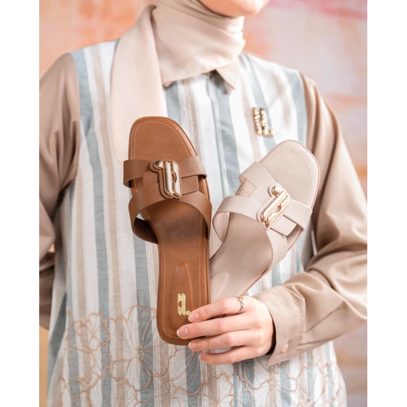 ALBA SANDAL | DIXIE FLAT SANDAL by HEYLOCAL heylocal.id