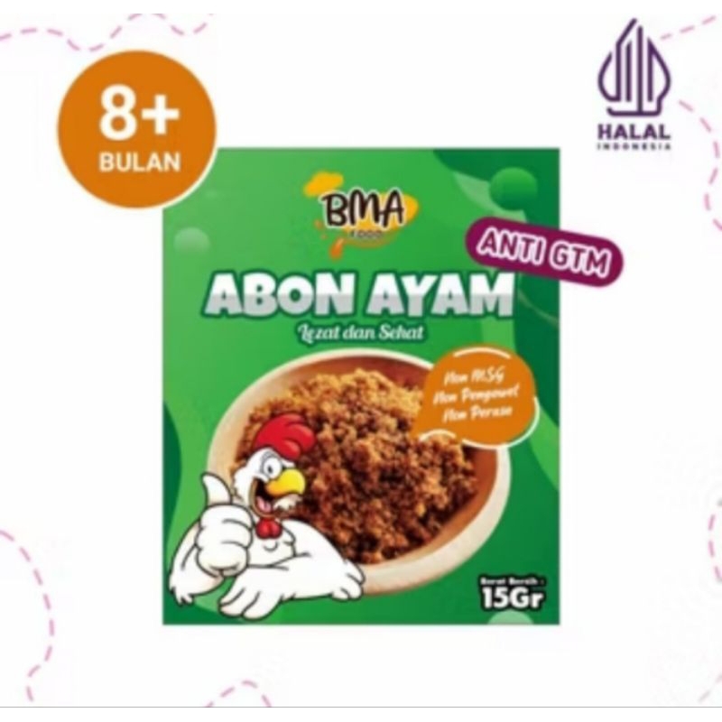 Abon MPASI BB Booster Bayi NON MSG bayi Anak 6+ 8+ Abon Ayam
