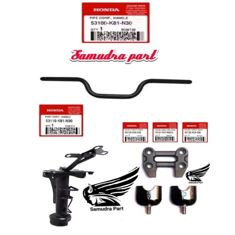 Stang stir Beat street Handle beat street satu set dudukan pangkon stir Beat Street original